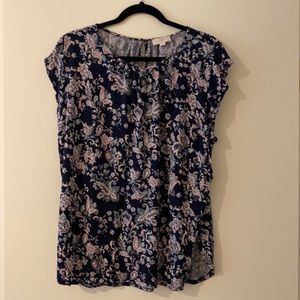 Loft outlet flutter sleeve tank top